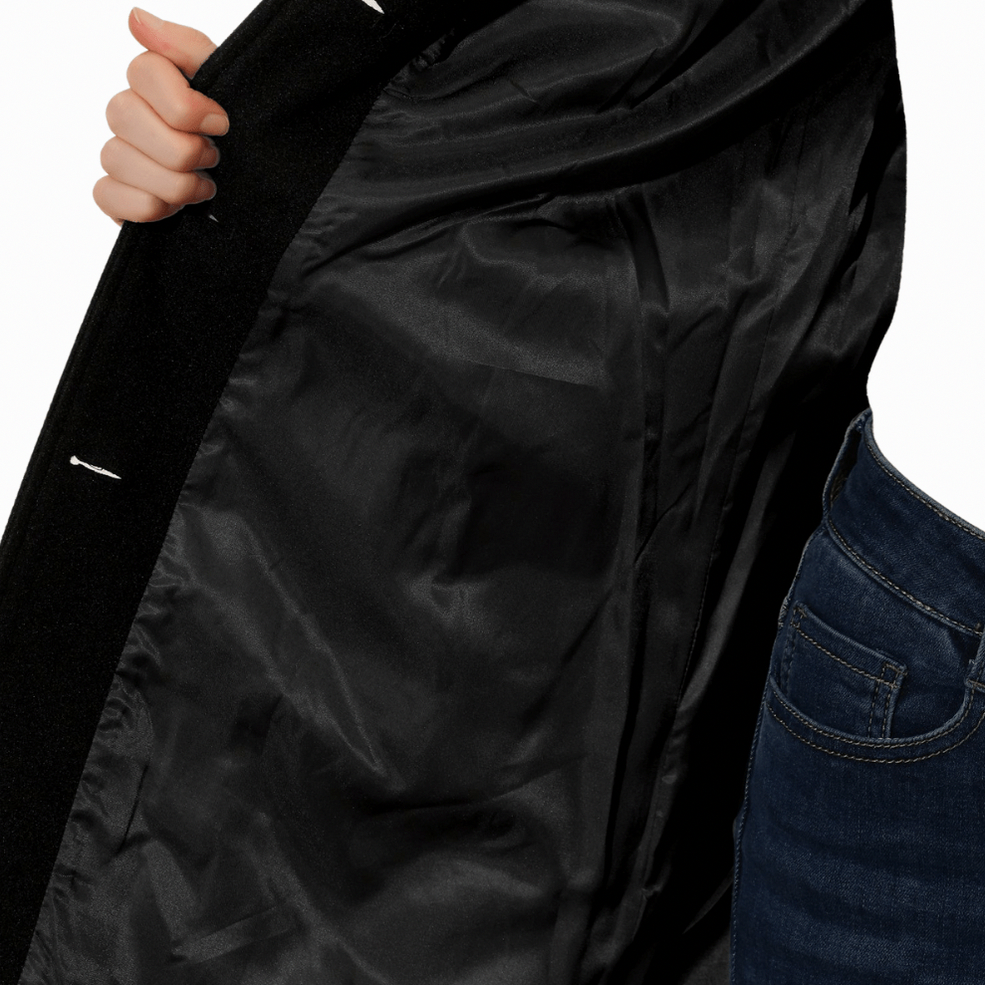 Fitted Collared Long Sleeve Coat