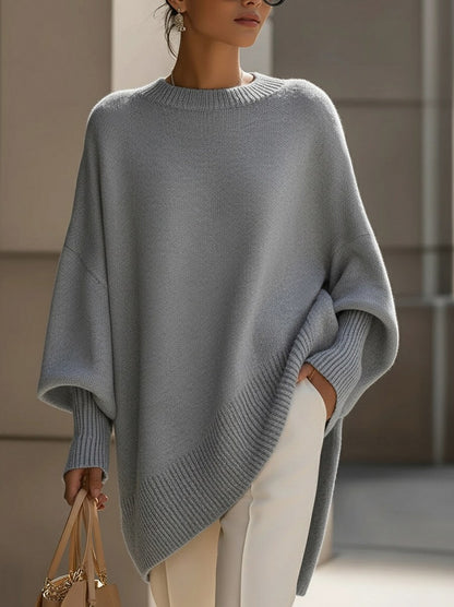 Knit Batwing Sleeve Oversized Sweater