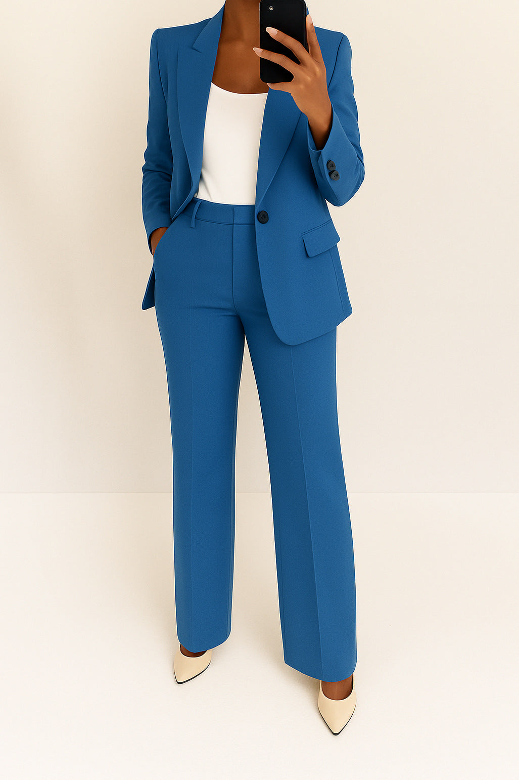 Long Sleeve Blazer Matching Set