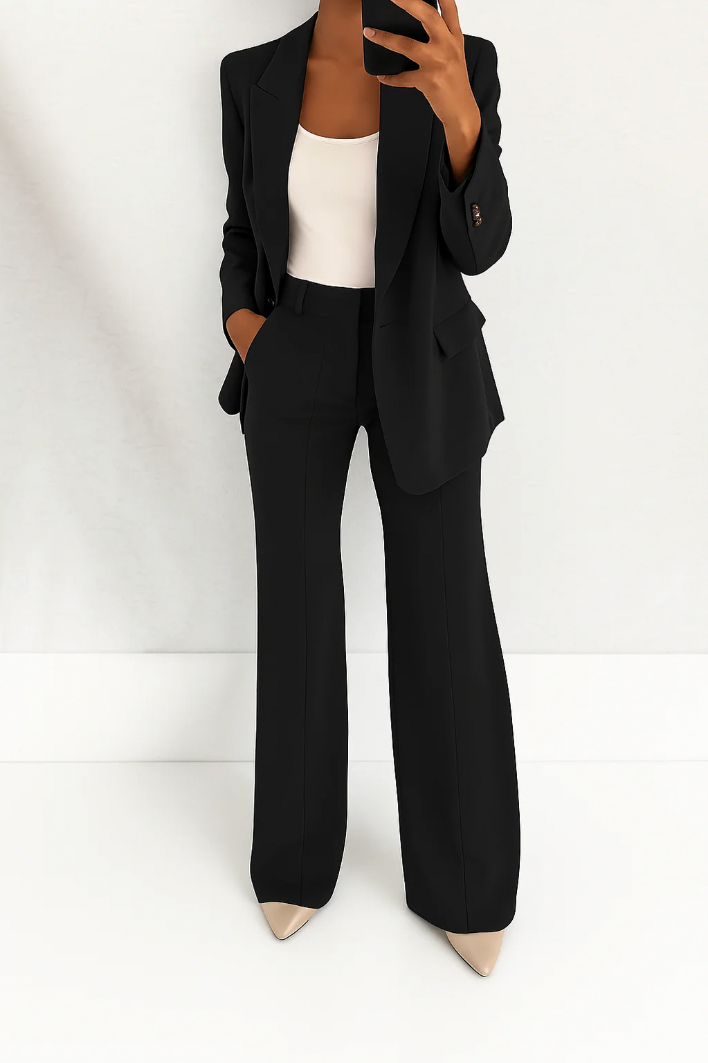 Long Sleeve Blazer Matching Set
